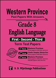 Western Province Grade 8 English Past Paper Set