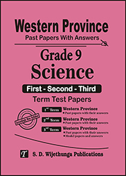 Western Province Grade 9 Science English Medium Past Paper Set