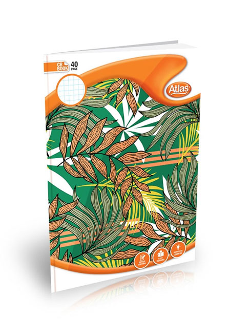 CR 40PGS SQUARE RULED BOOK