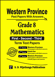 Western Province Grade 8 Maths English Medium Past Paper Set