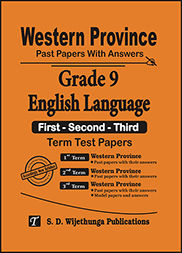 Western Province Grade 9 English Past Paper Set