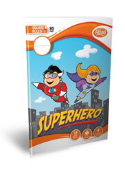 A5 80PGS HALF INCH SQUARE RULED ATLAS PRACTICAL BOOK