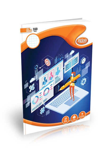 CR 160PGS SQUARE RULED BOOK