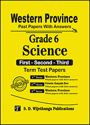 Western Province Grade 6 Science English Medium Past Paper Set