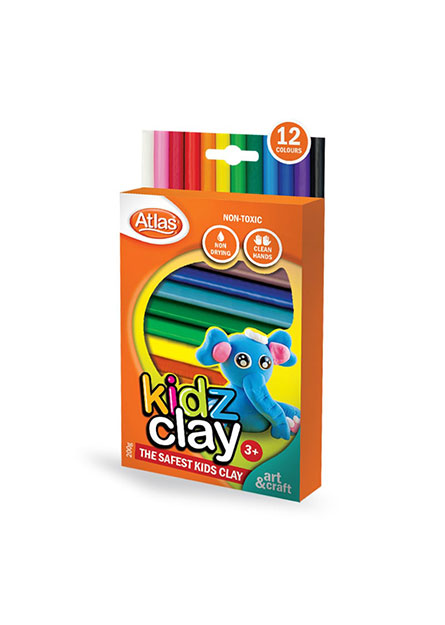 ATLAS KIDDY CLAY 12 COLOUR 200G