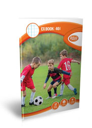 A5 40PGS SQUARE RULED ATLAS EXERCISE BOOK