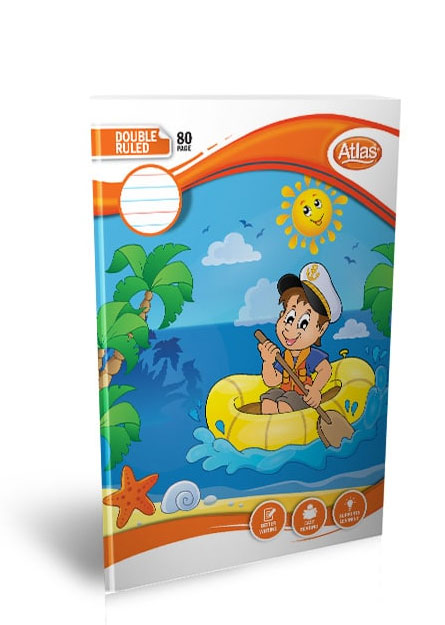 A5 80PGS DOUBLE RULED ATLAS PRACTICAL BOOK