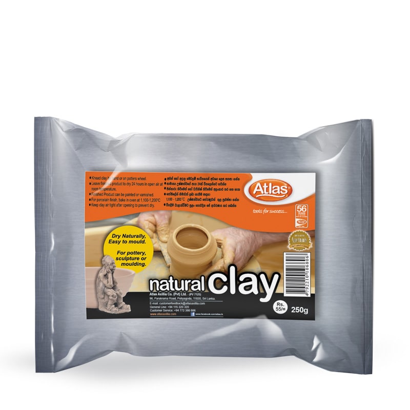 ATLAS NATURAL CLAY 250G