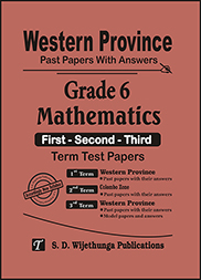 Western Province Grade 6 Maths English Medium Past Paper Set