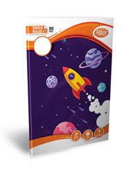 A5 80PGS ONE INCH SINGLE RULED ATLAS PRACTICAL BOOK